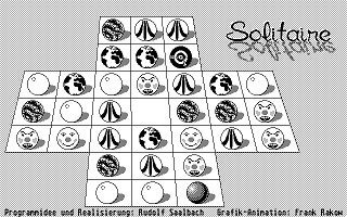 Solitaire atari screenshot